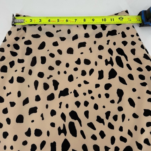 Japna Animal Print Sheer Layered Midi Skirt - Picture 3 of 9